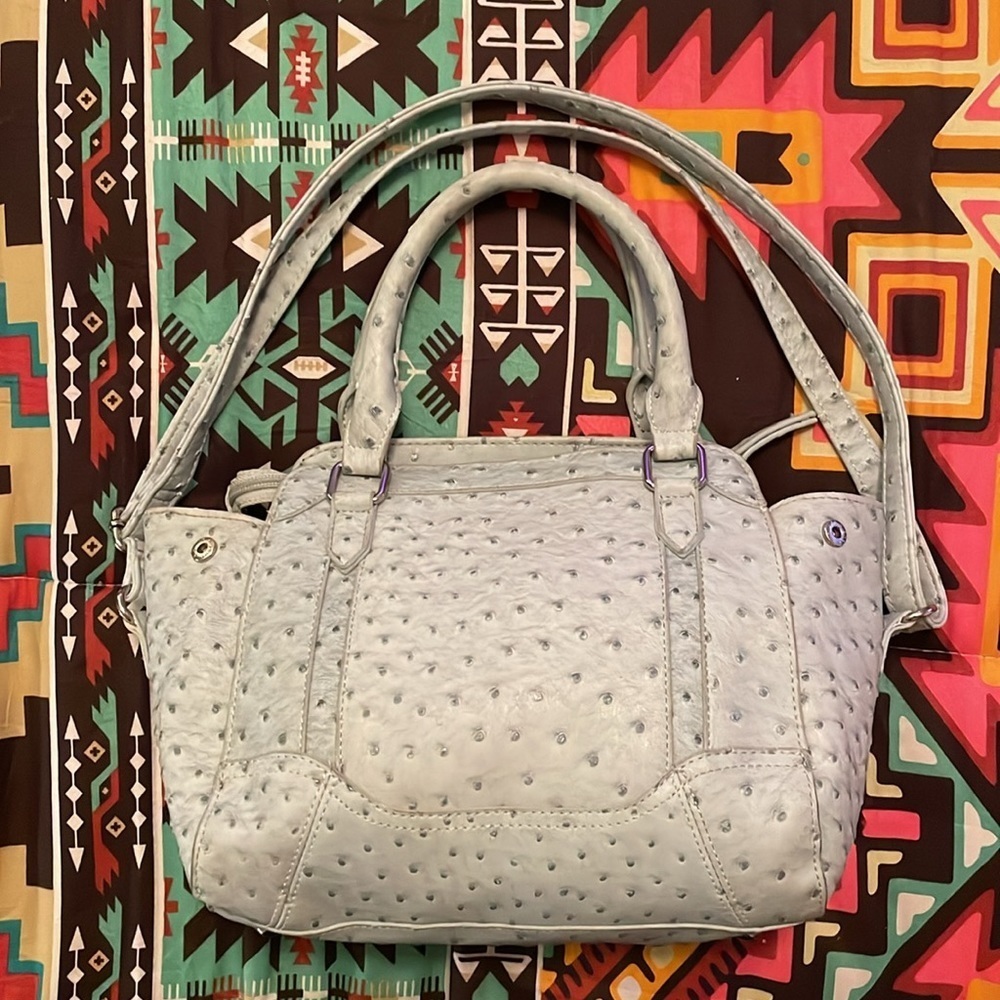 Merona Ostrich print purse​​​ - Picture 2 of 4